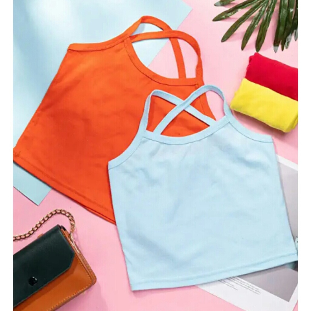 Women camisol cross tank top